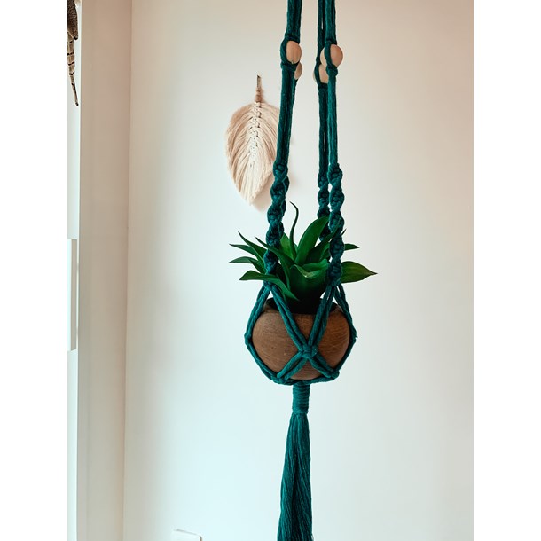 Kit diy suspension macramé - terracotta