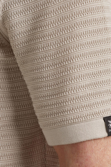 Vanguard beige heren polo