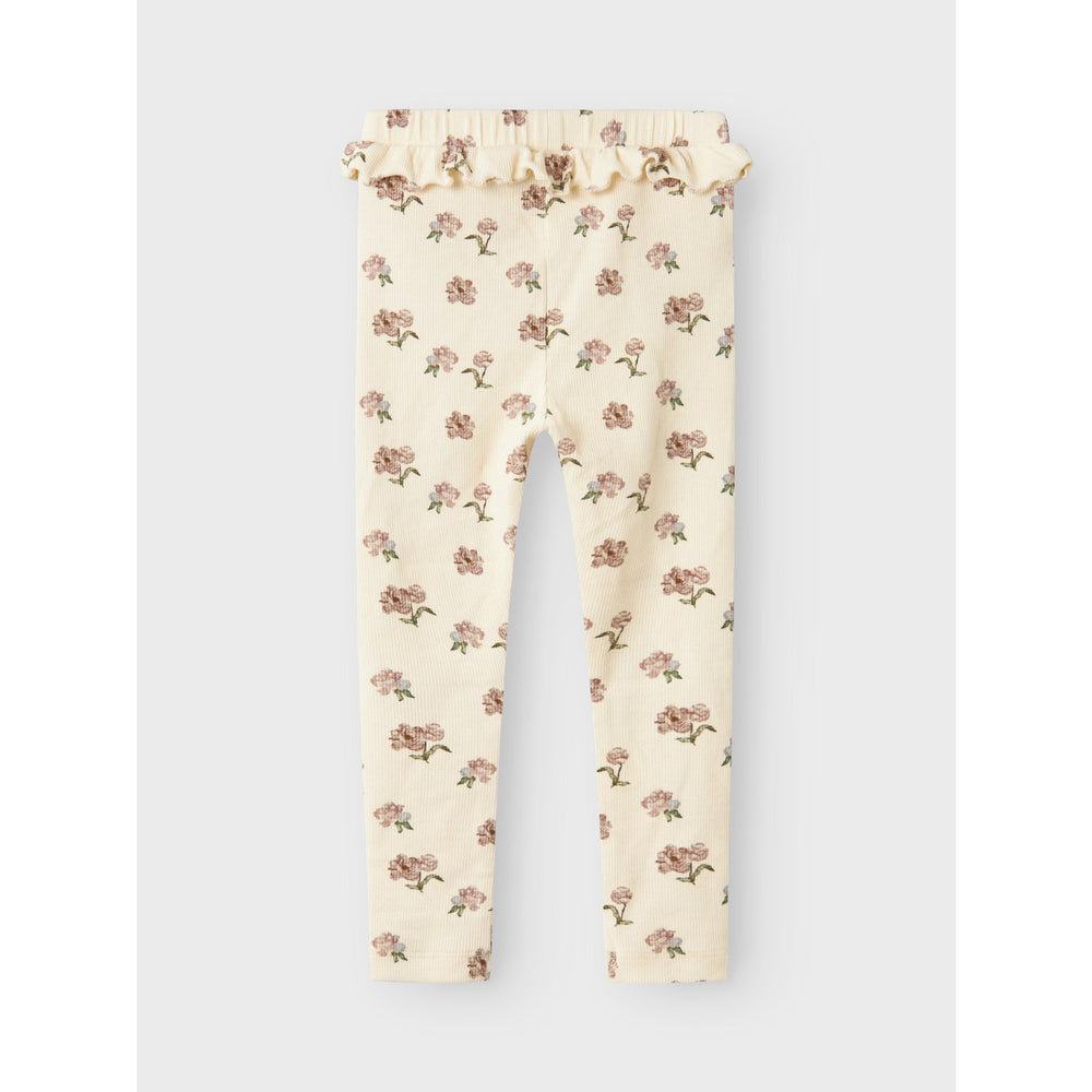 Køb Lil'Atelier Turtledove Peony Gavo Efi Slim Leggings Noos