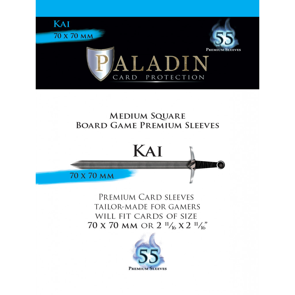 Pochettes Paladin - Kai Medium Square - 70 x 70 mm - 55p
