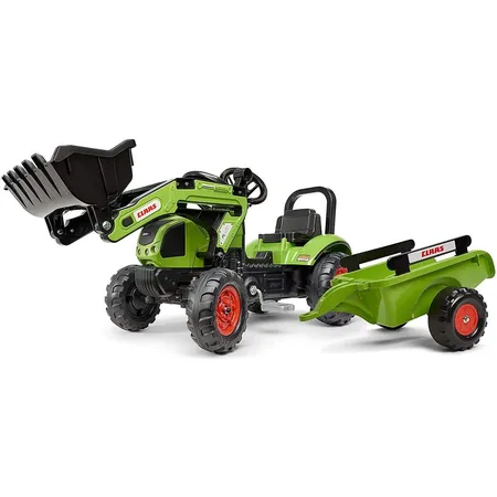 Falk Falquet & CIE – 2040 am – Baggerlader Claas Arion 410 + Bügel + Anhänger