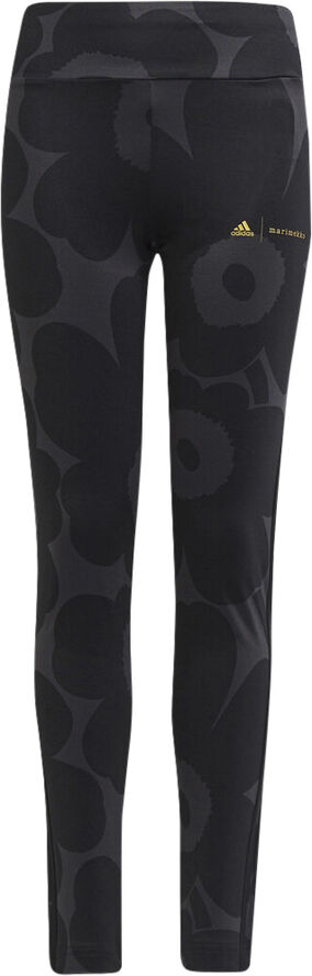 adidas Marimekko Primegreen AEROREADY Training 3-Stripes Floral tights Sort