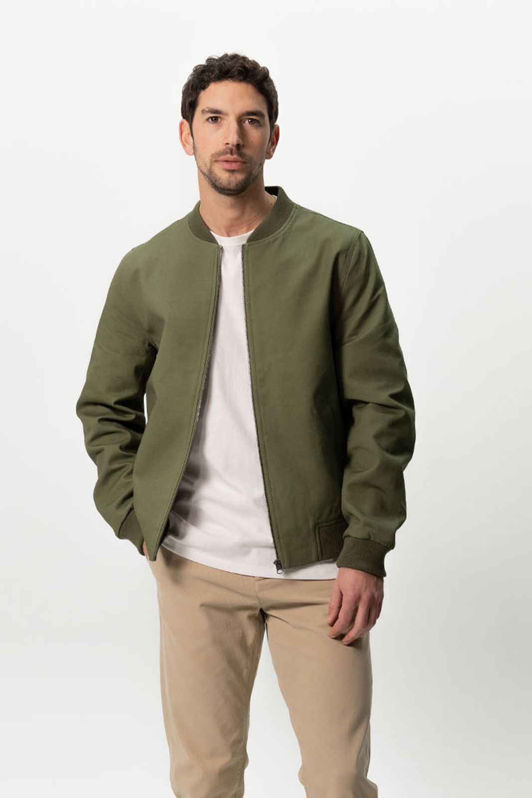 Groen bomberjack