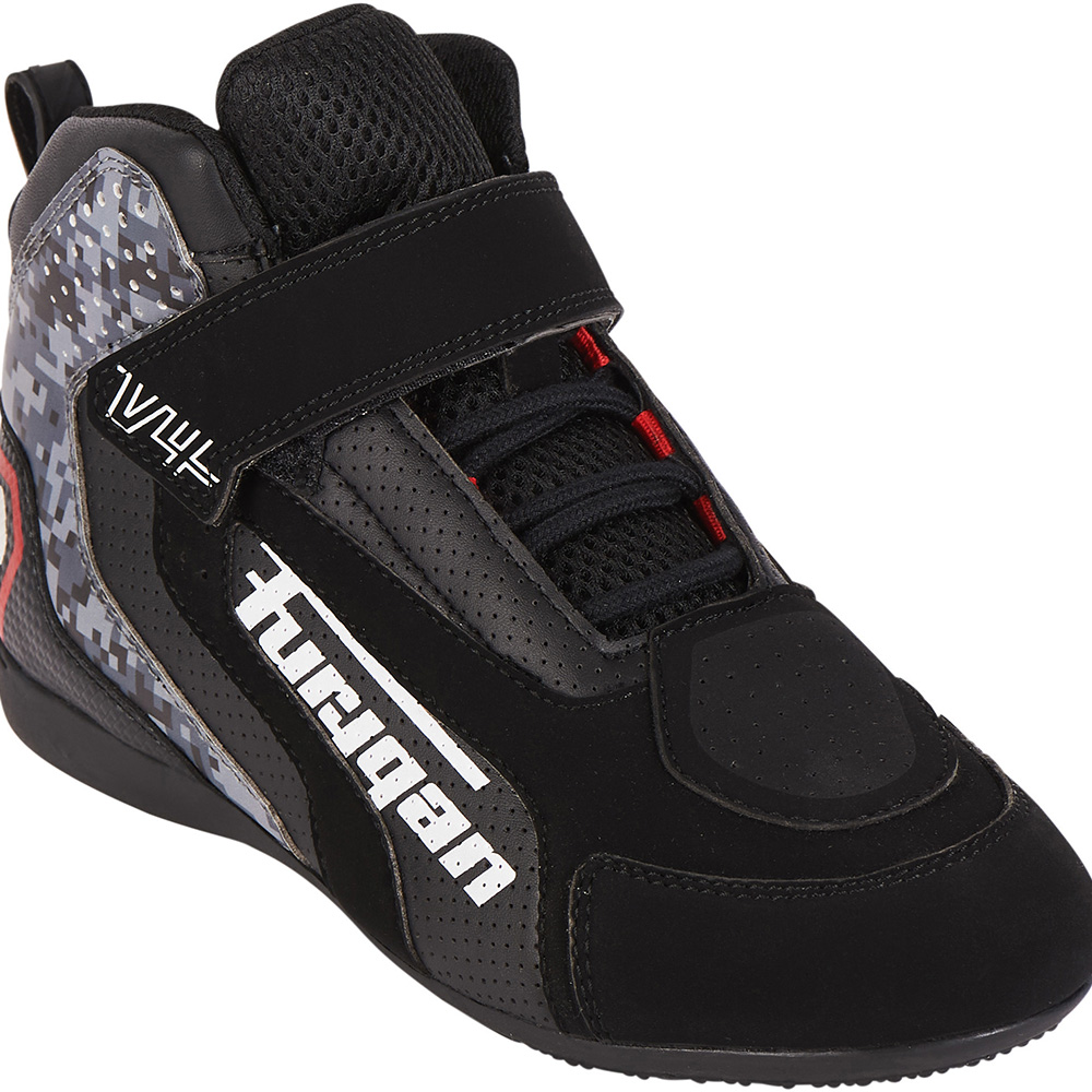 Furygan - Baskets V4 Vented Noir / Gris / Rouge