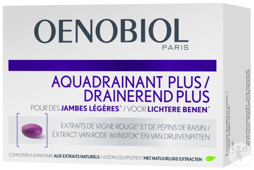 Oenobiol Aquadrainant Plus Complément Alimentaire Cuisses Et Jambes Minces 45 Capsules