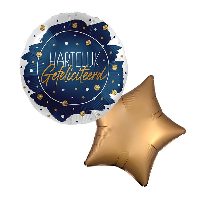 Ballonnen Duo | Hartelijk gefeliciteerd