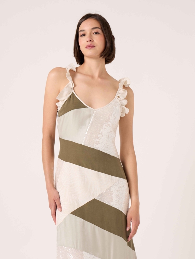 Robe longue upcyclée
