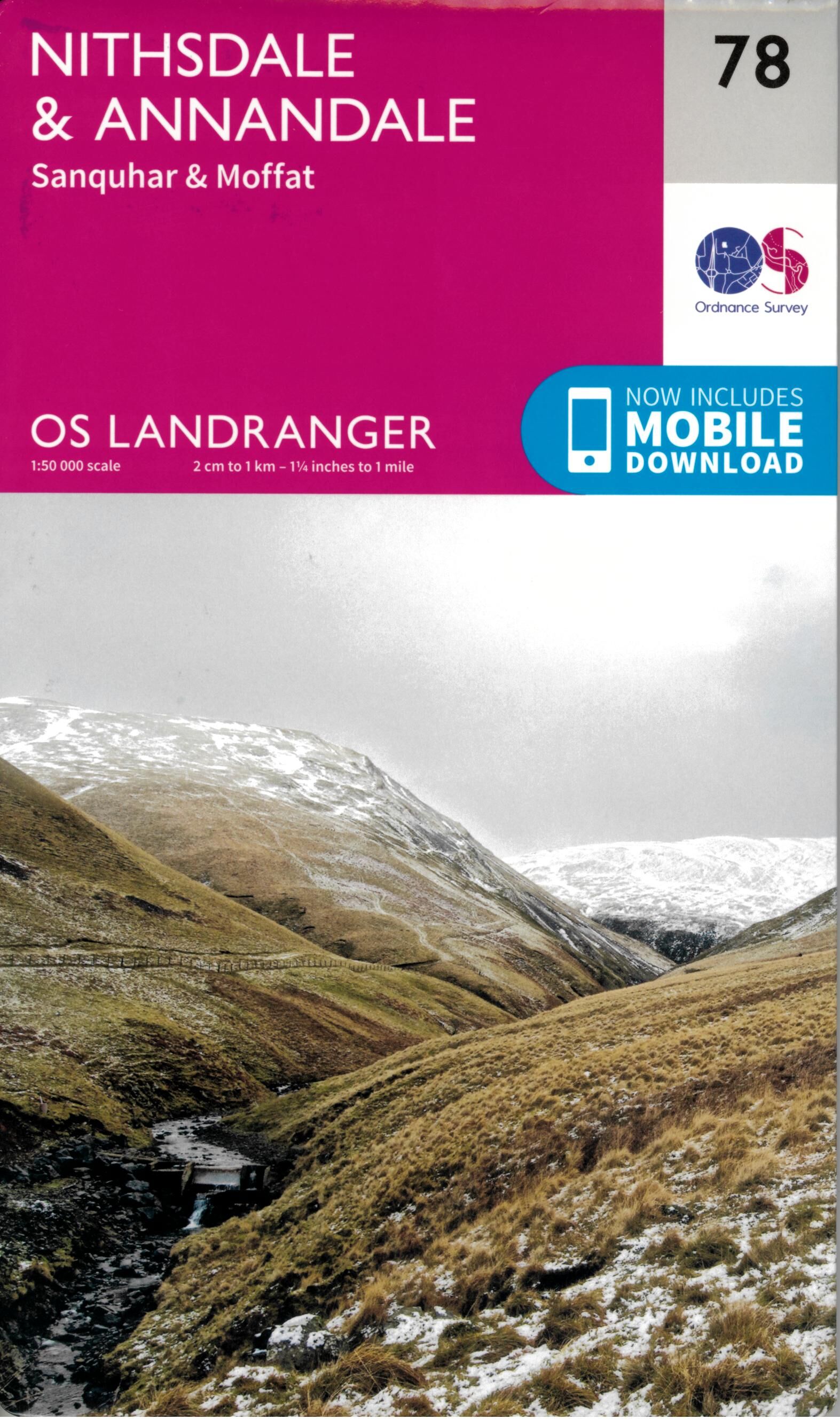 ORDNANCE SURVEY - 78 GB NITHSDALE ANNANDALE 1 50 000