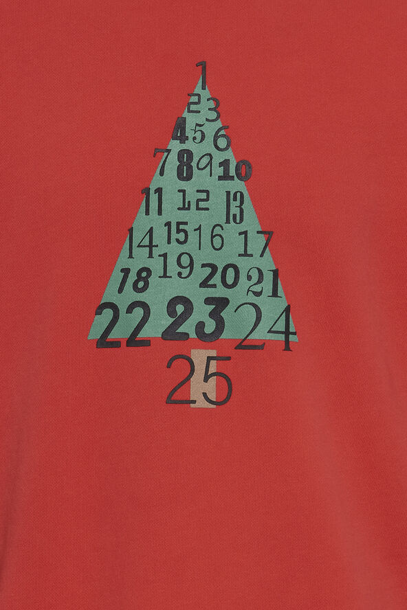 Blend Sweatshirt christmas Mars red