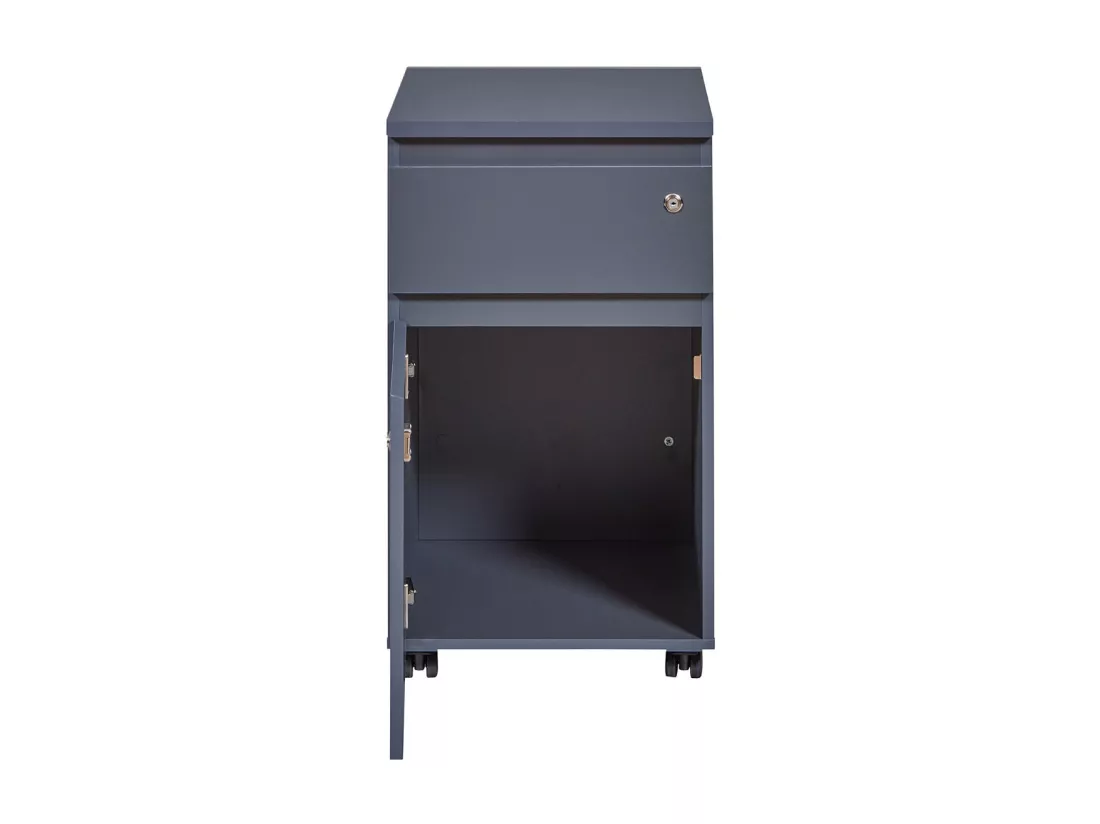 MARIO - Pack Bureau Gamer et Caisson Verouillable Anthracite