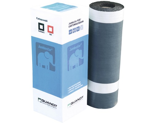 Quandt Bitumen Koud Zelfklevende Membraan KSK Tuinhuis Membraan Zwart 5 x 0,5 m x 3 mm Rol = 2,5 m²