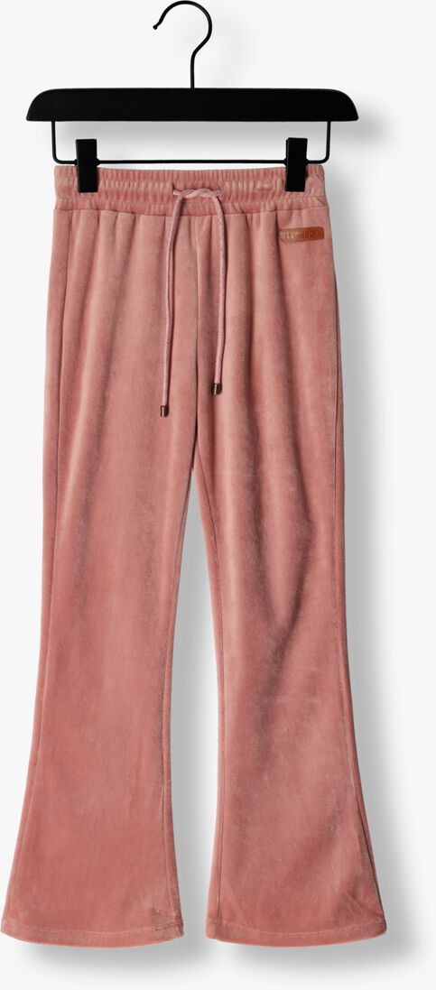 NONO roze nono flared broek sady girls velours flared pants
