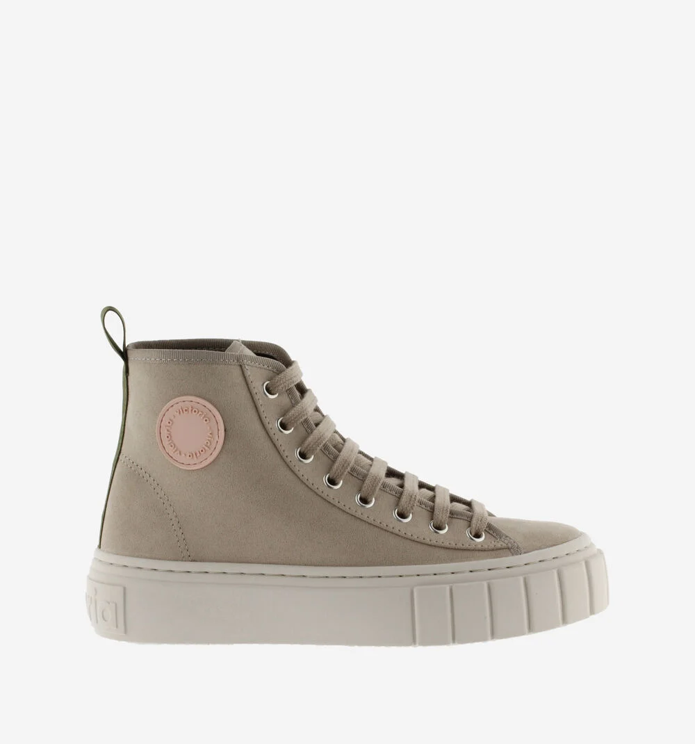ABRIL RECYCLED FAUX SUEDE BOOTBEIGE