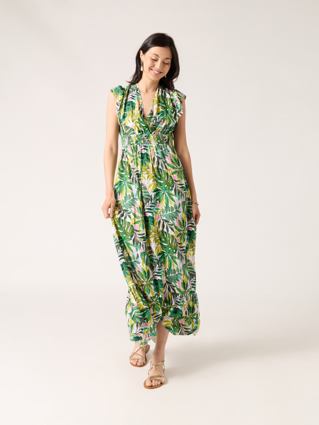 Robe longue dos ouvert
