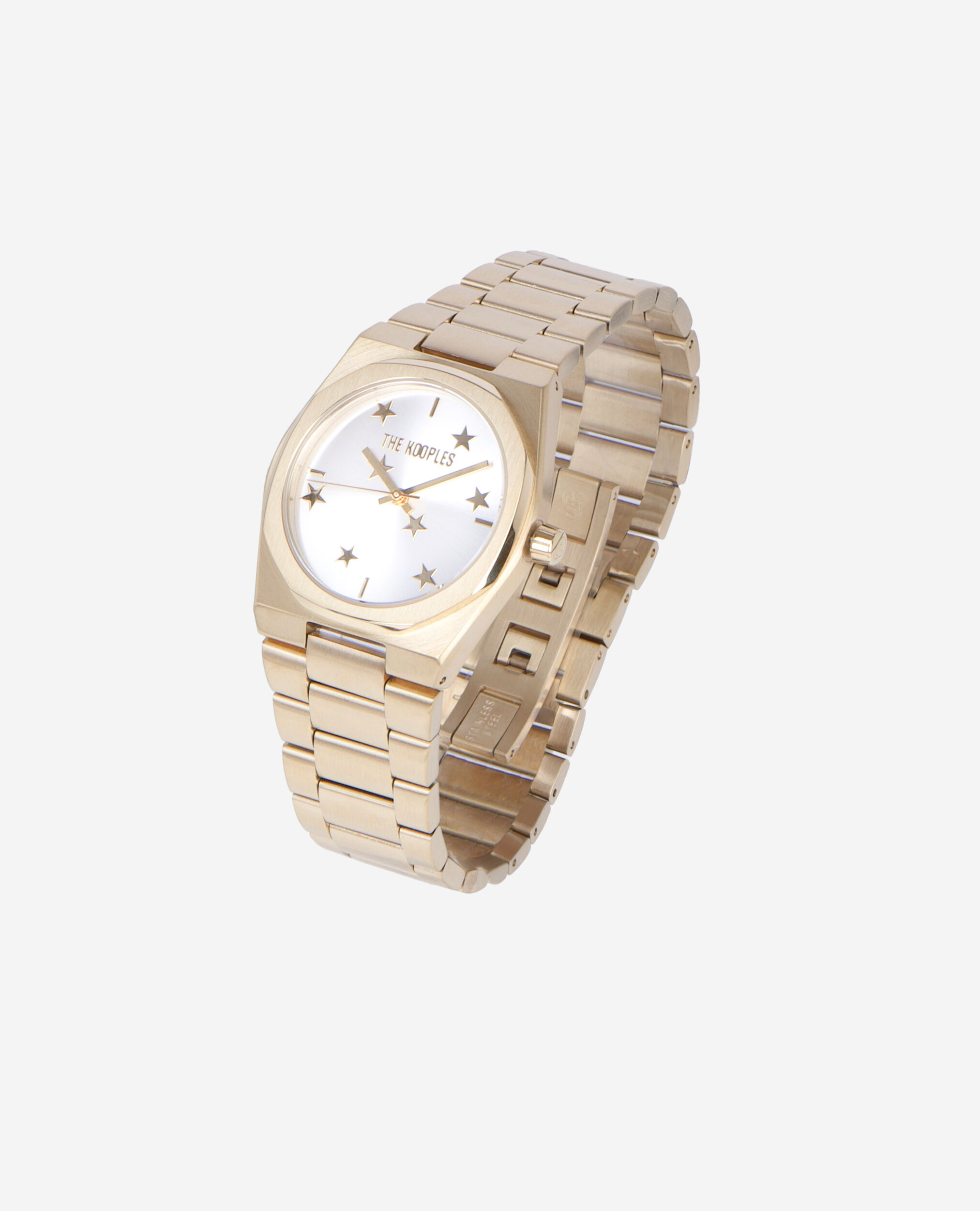 Montre avec étoiles dorée