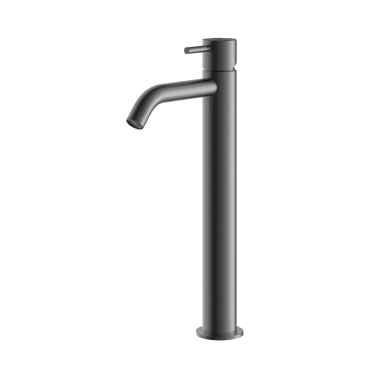 Hotbath Archie verhoogde wastafelmengkraan zonder waste geborsteld gunmetal PVD