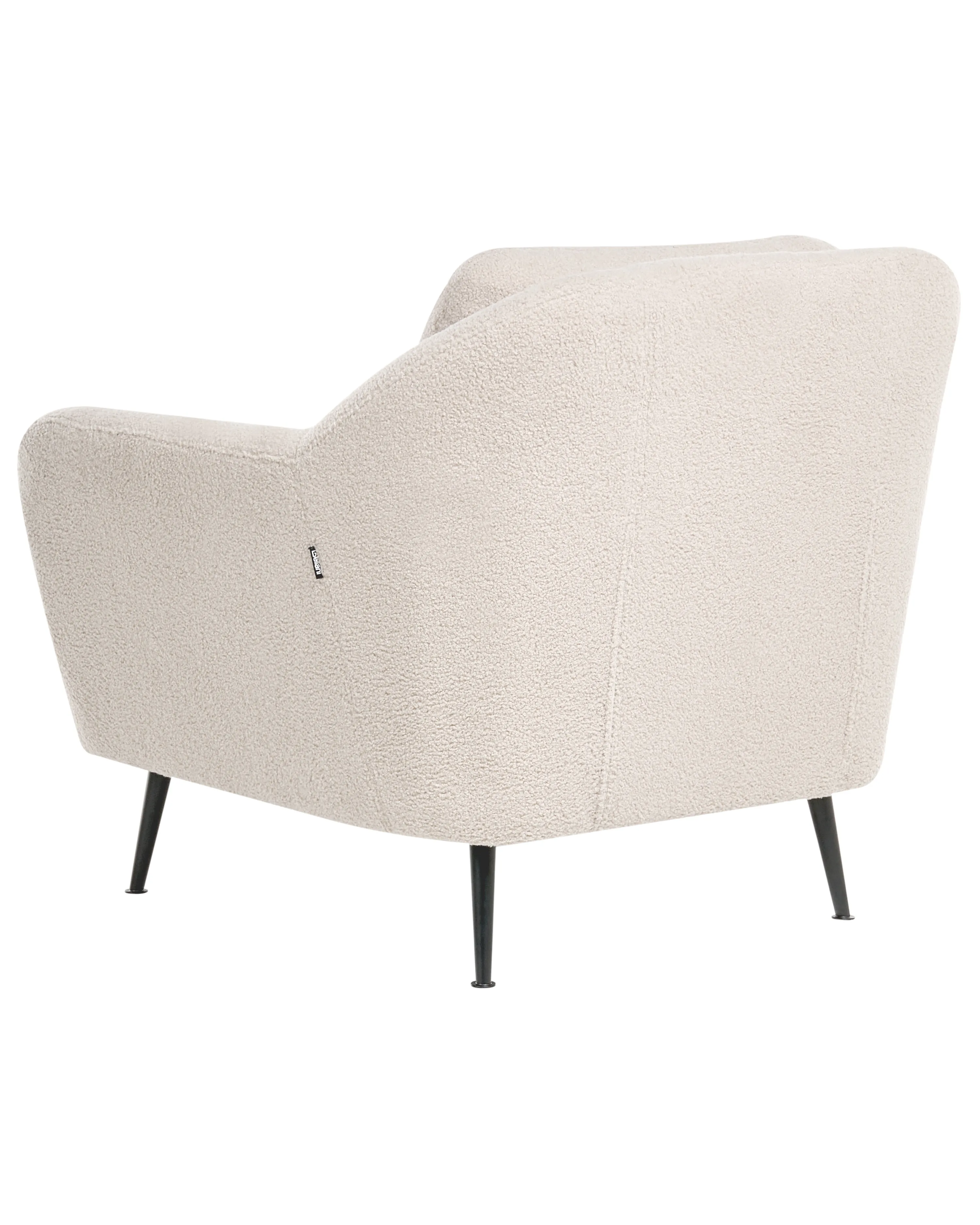 Fauteuil EIBY Bouclé Beige