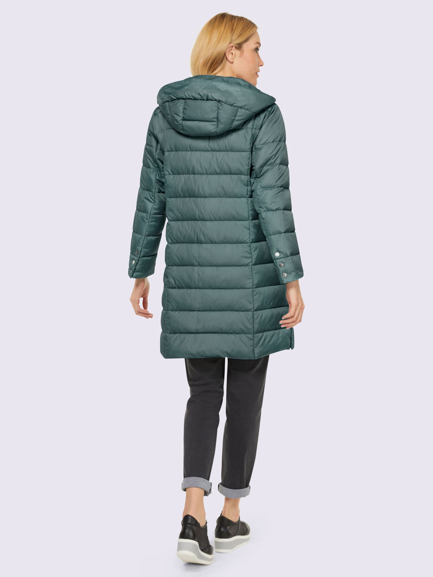 Manteau matelassé capuche tendance