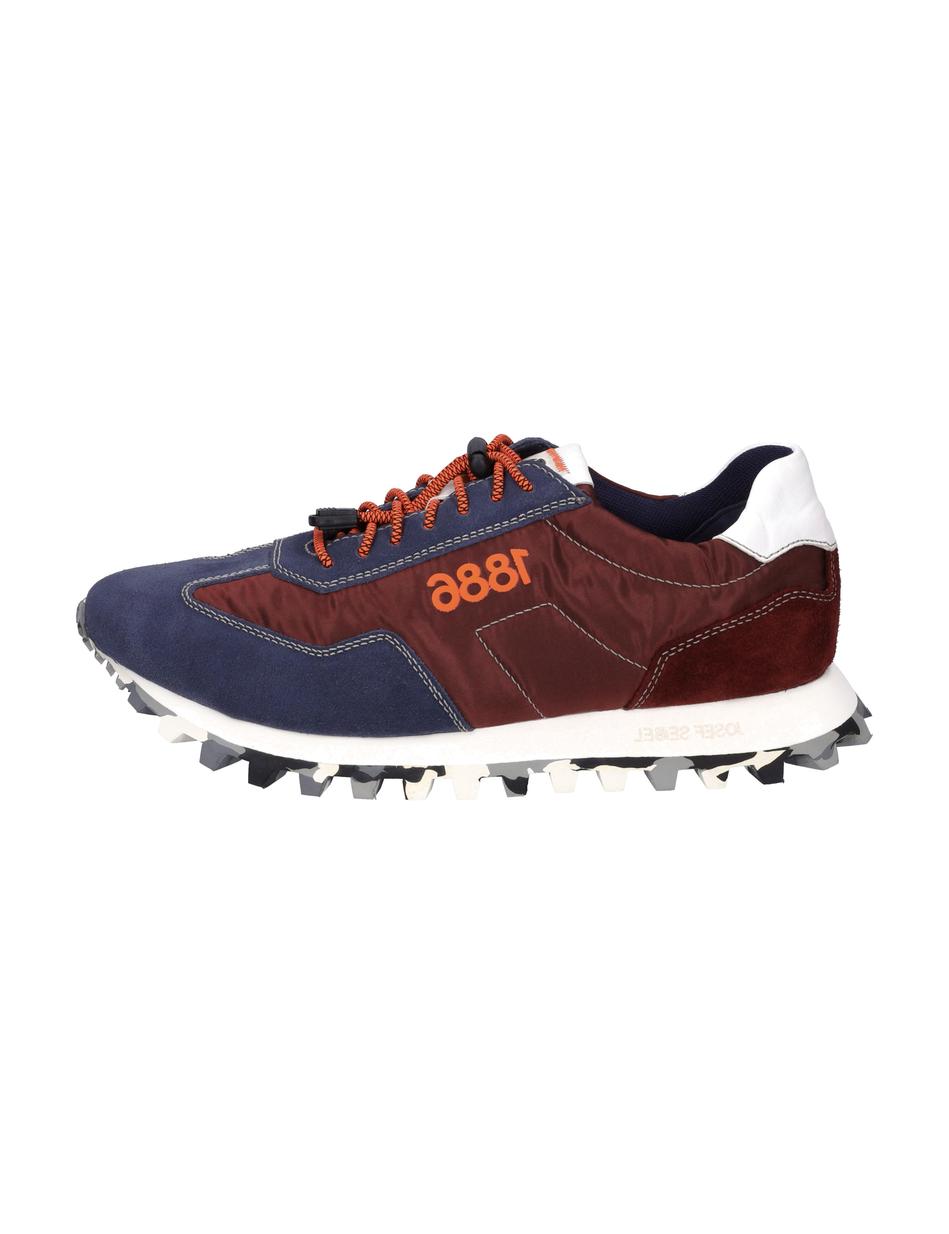 Sneaker Clyde 01, blau-bordeaux