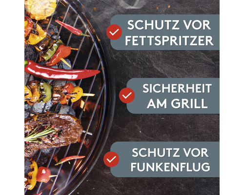BBQ vloerbeschermingsmat Steakhouse plank 75x120 cm
