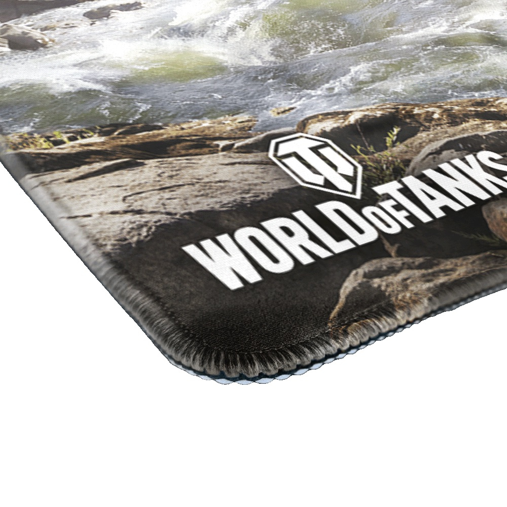 (90x42cm) World of Tanks Gaming Mauspad Mausmatte mit Rutschfester Unterseite - CS-52 LIS Mountain Fox