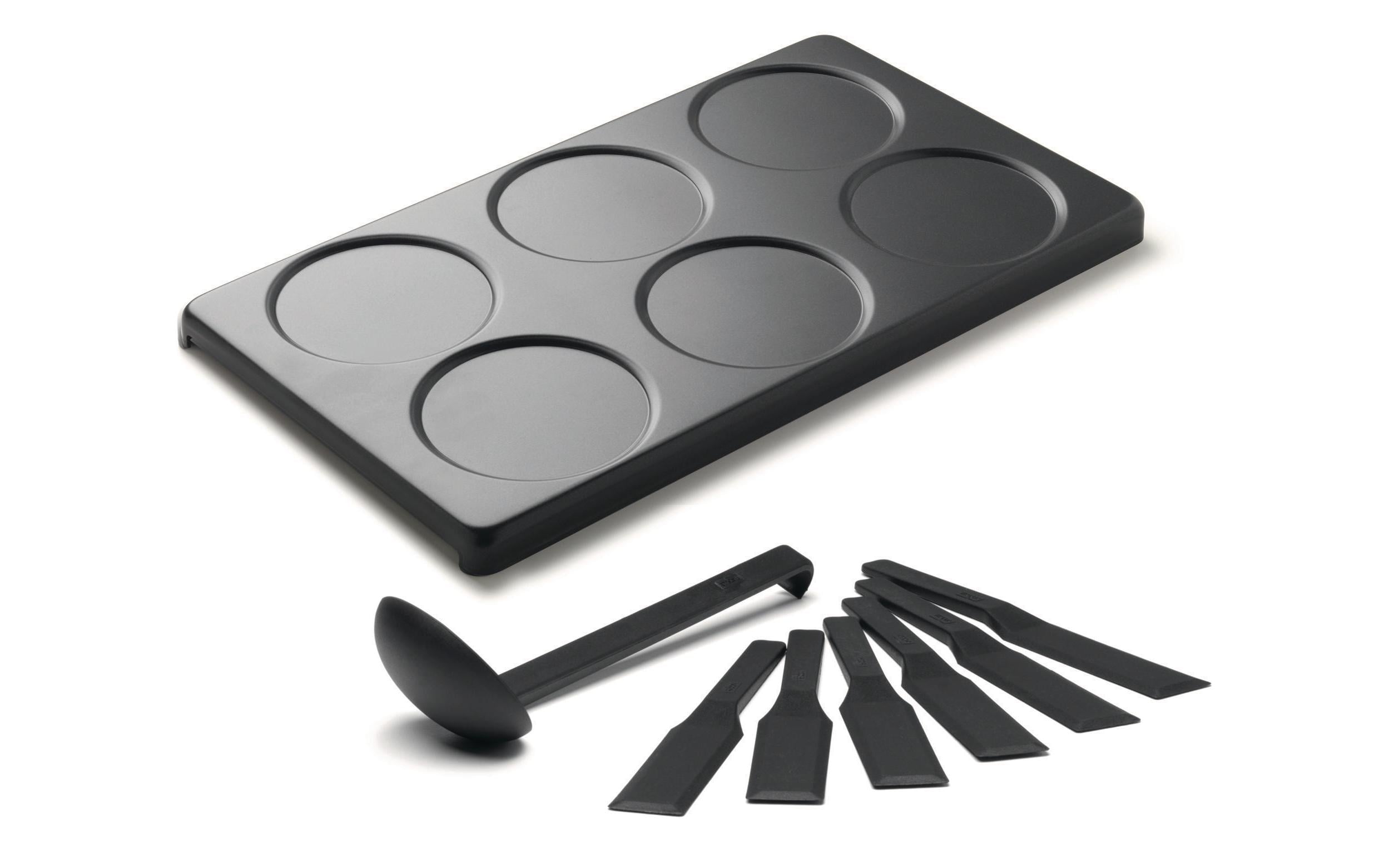 Crêpeplatte zu PizzaGrill for8 und CrispyCrêpes-Platte für sechs Mini-Crêpes