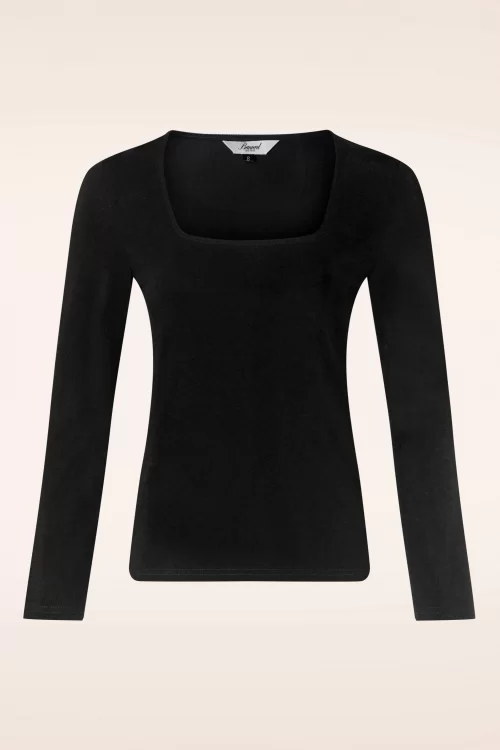 Banned Retro Sweet Sue top in zwart