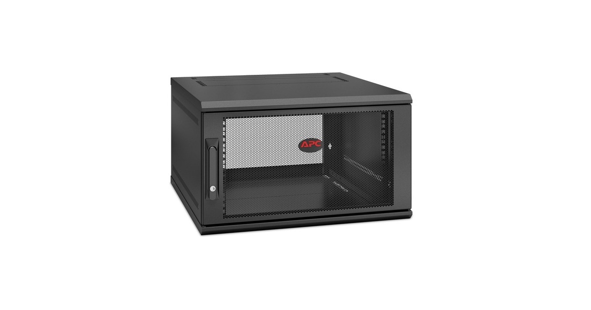 APCNetShelter WX 6U, diep server rack  (Zwart, 600 x 600 x 355mm)