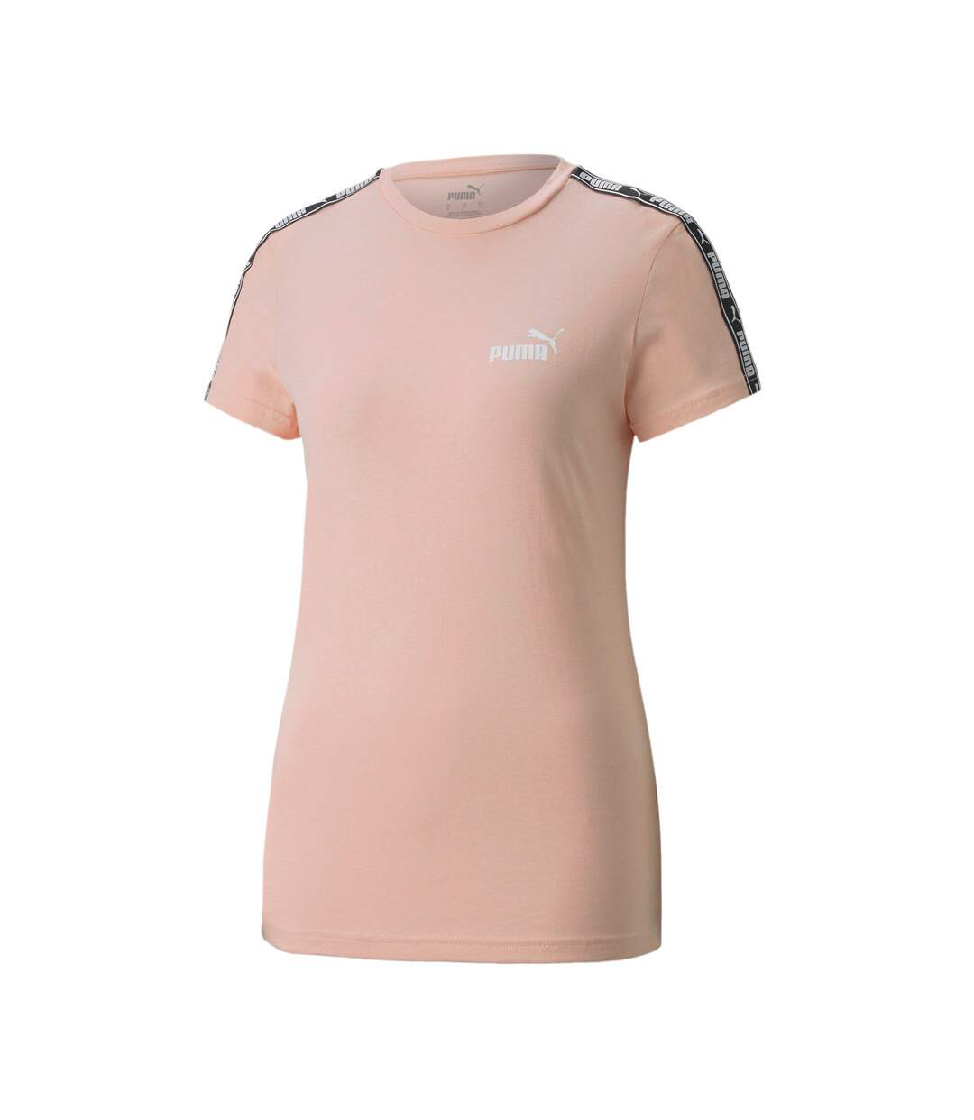 T-shirt Rose Femme Puma Tape