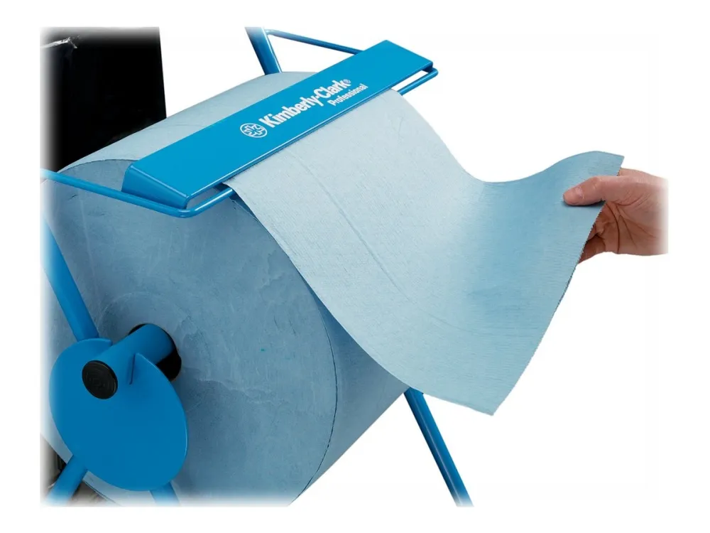 Kimberly-Clark Professional Large - Dispenser af rengøringsklude - stål - blå