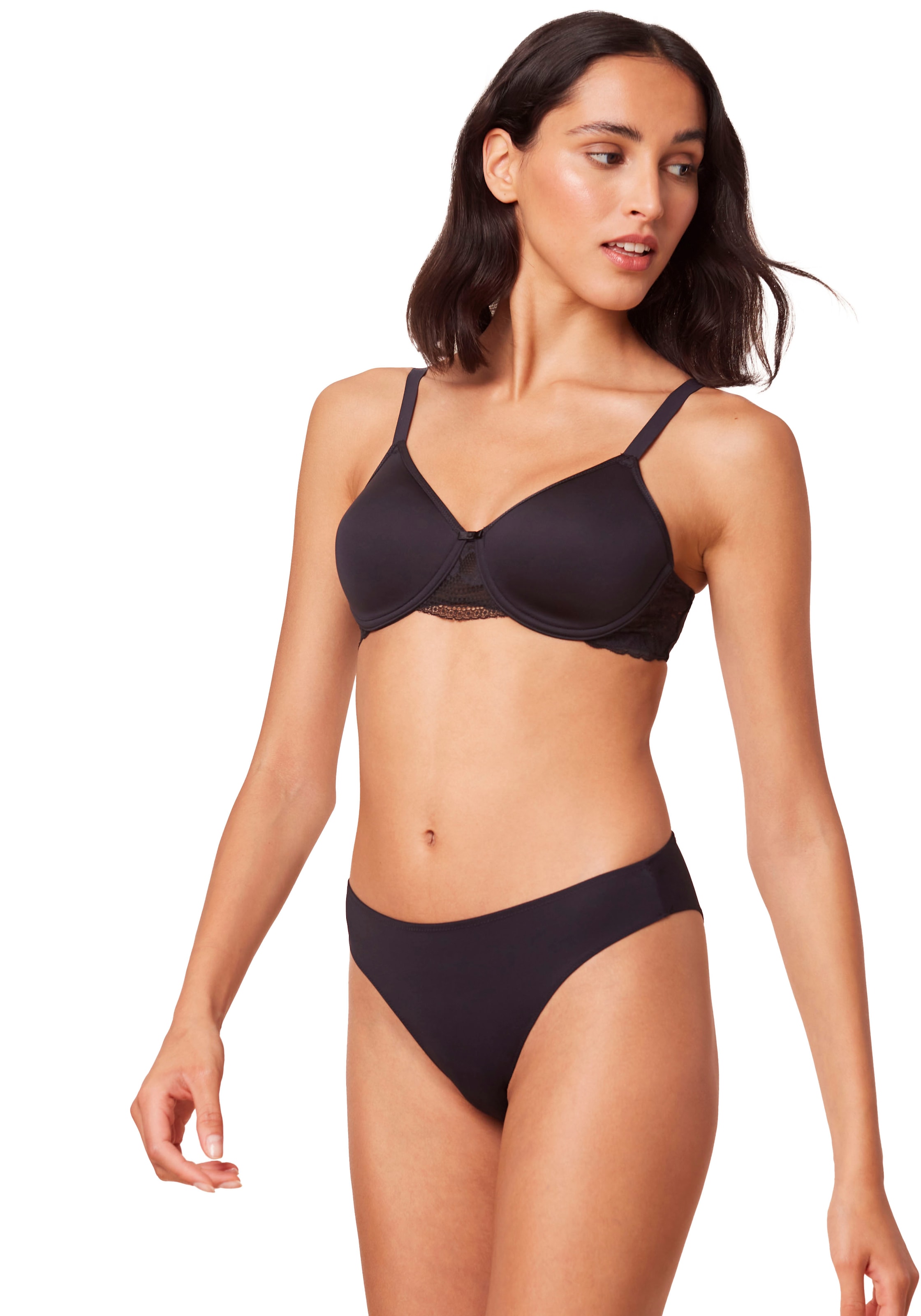 Triumph Bügel-BH »Modern Lace+Cotton WP EX«, Spitzeneinsätze