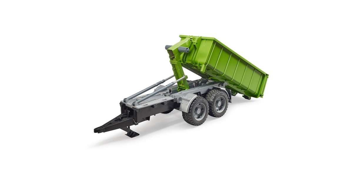 bruderAanhangwagen met haakarmsysteem voor tractoren Modelvoertuig  (02035)