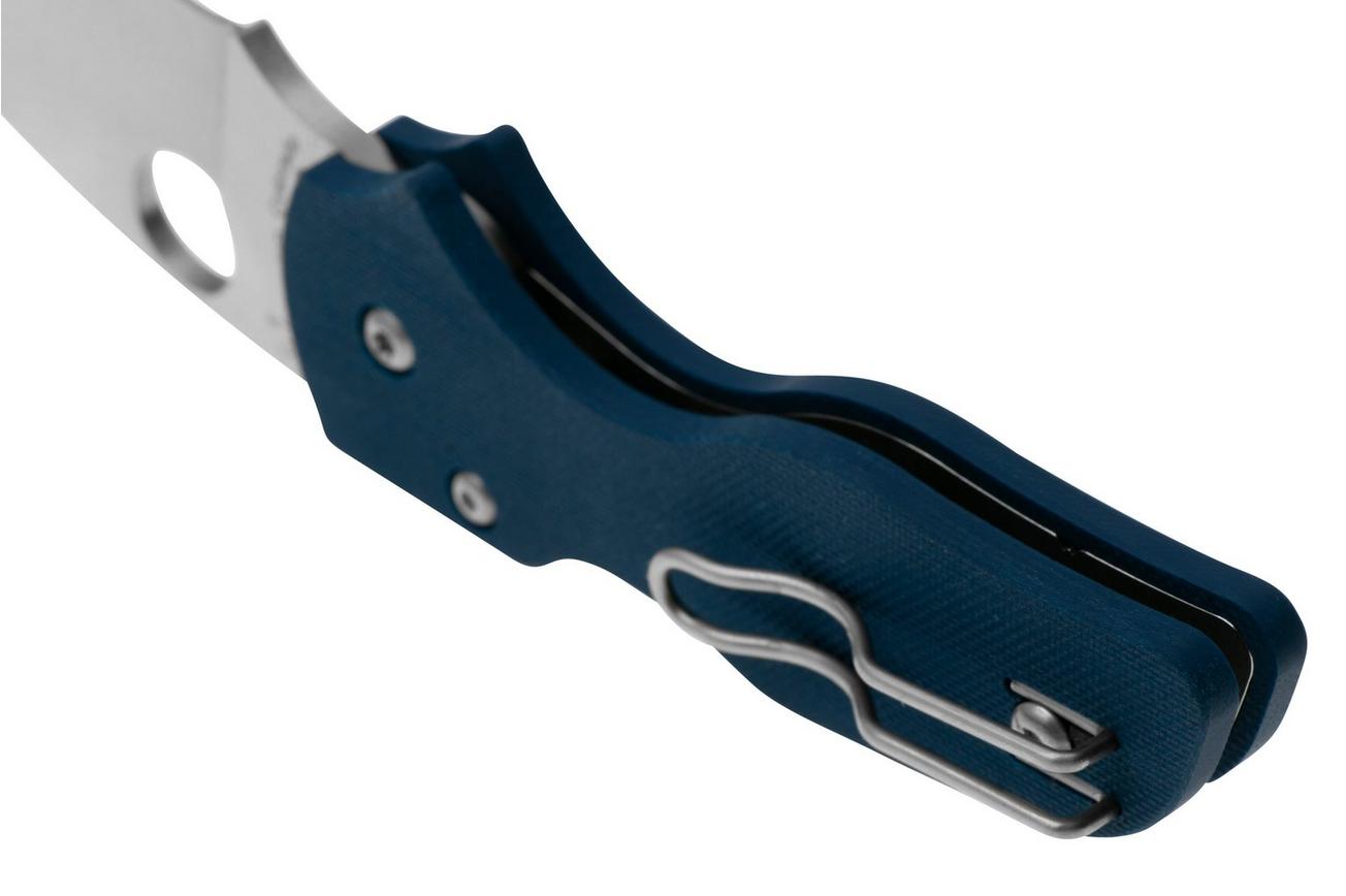 Spyderco Lil' Native CPM SPY27 C230GPCBL Cobalt Blue G10 zakmes
