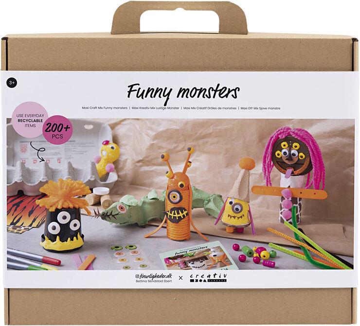 Creativ Company Maxi DIY Mix Sjove Monstre