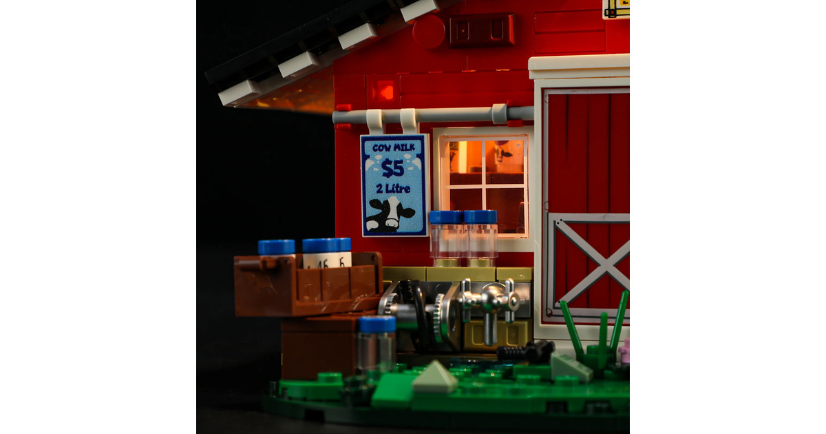 LumibricksFarm Life - Cow Barn Constructiespeelgoed  (F9037)