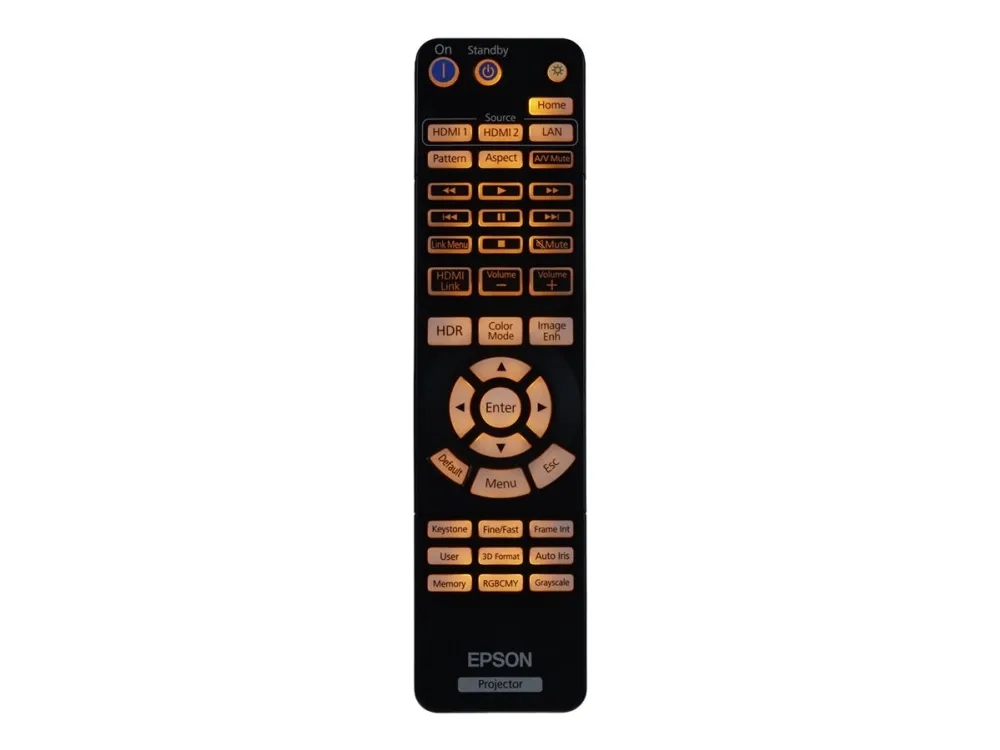 Epson EH-TW7000 - 3LCD-projektor - 3D - 3000 lumen (hvid) - 3000 lumen (farve) - 3840 x 2160 (2 x 1920 x 1080) - 16:9 - 4K - hvid