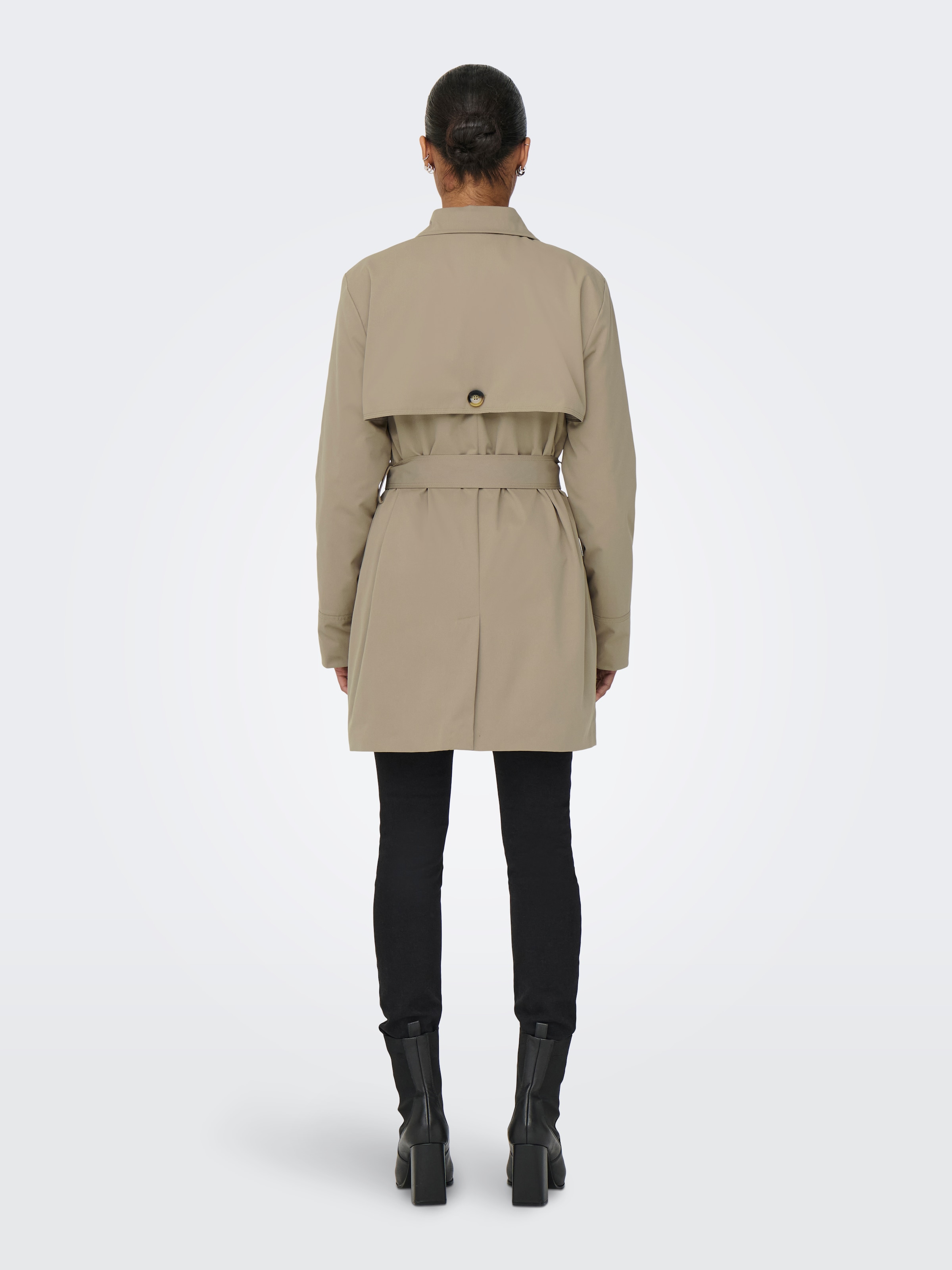 JDY Trenchcoat »JDYISADORA TRENCHCOAT OTW HAB NOOS«, mit Bindegürtel in der Taille