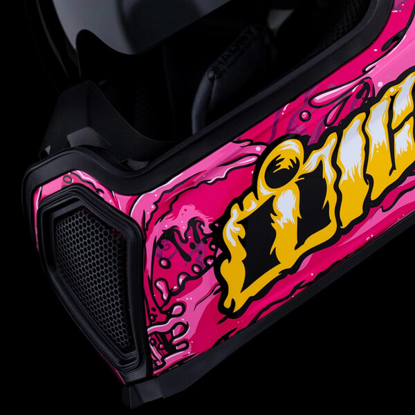 Icon - Casque Airflite MIPS® Snack Attack™ Rose / Beige / Bleu