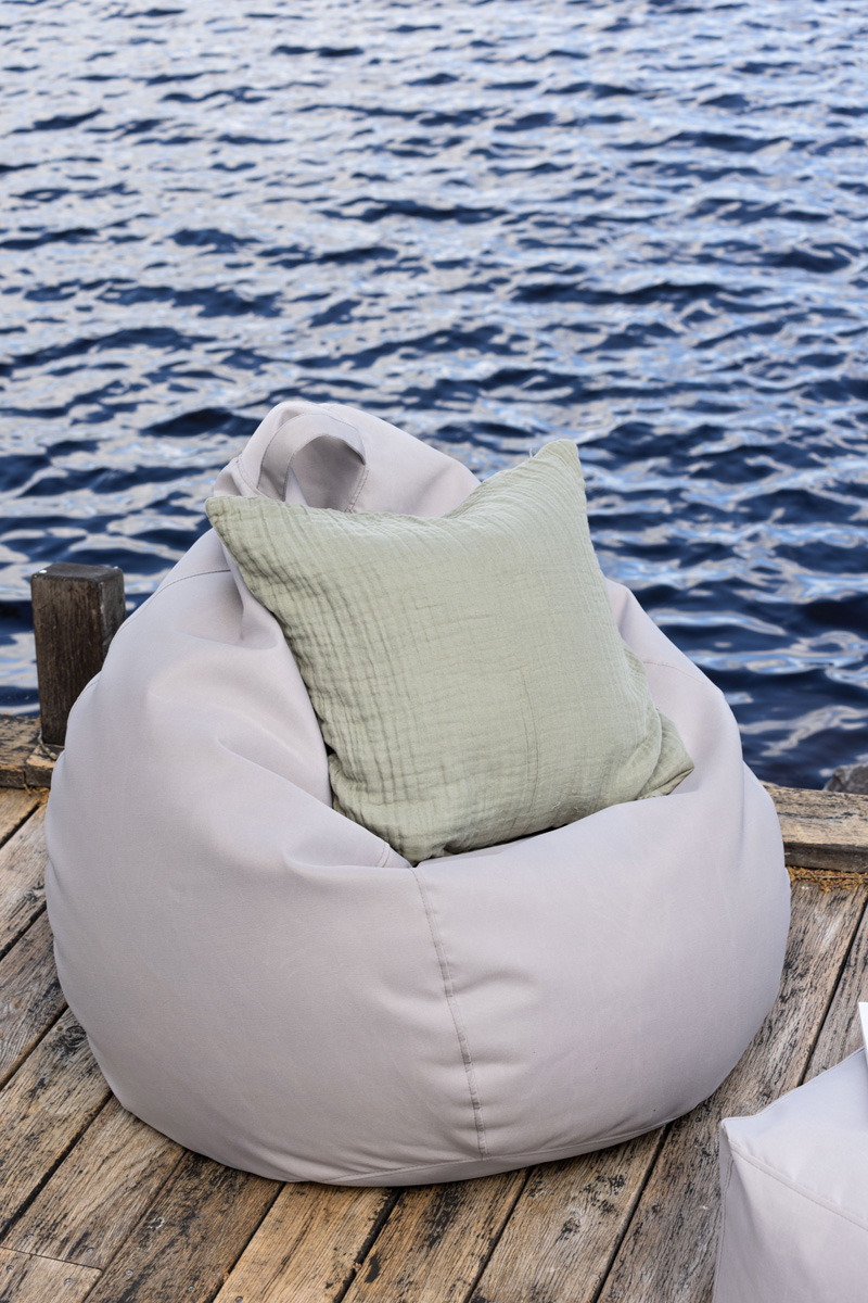Outdoor lounge zitzak Nils Grijs