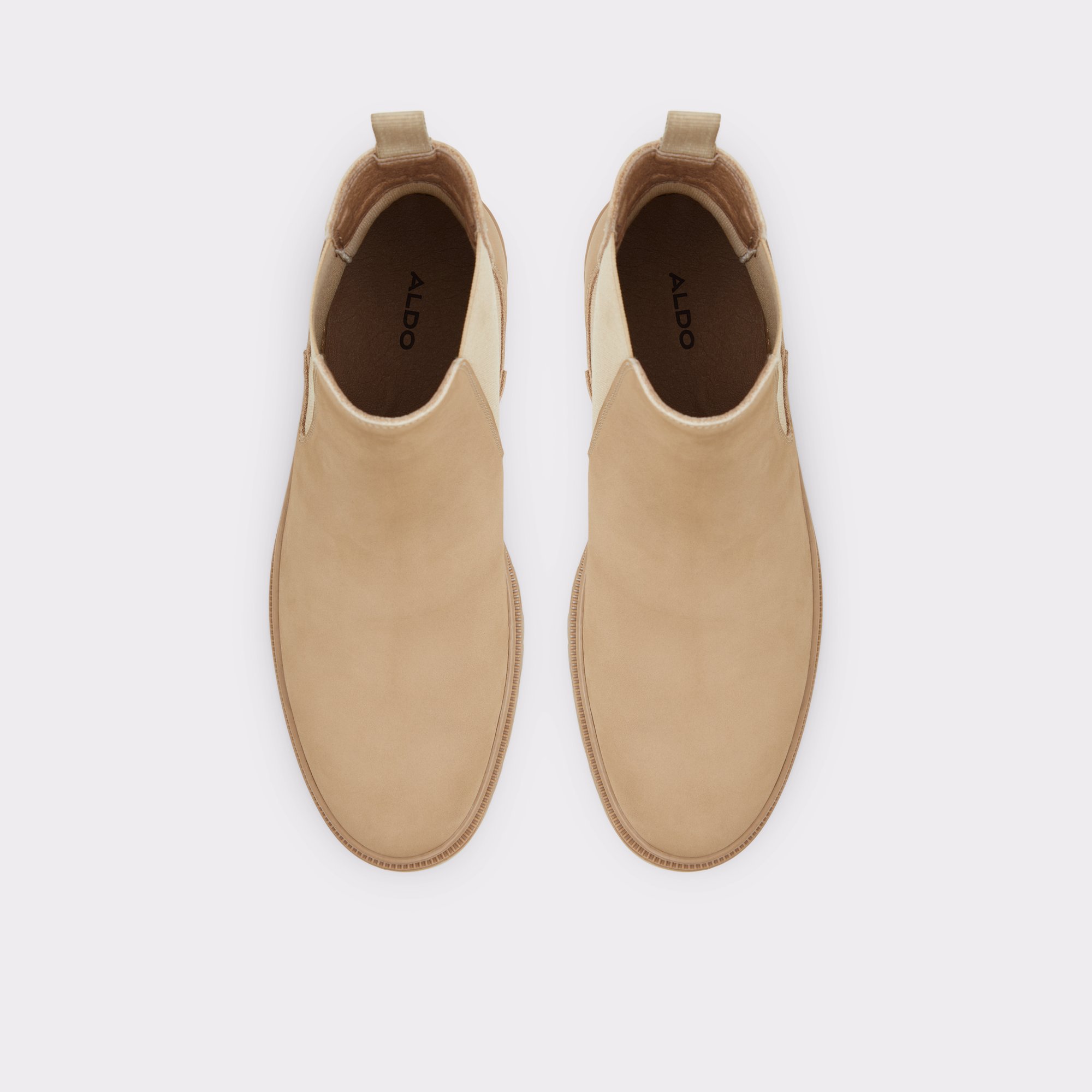 Alencia Dark Beige Men Chelsea boots