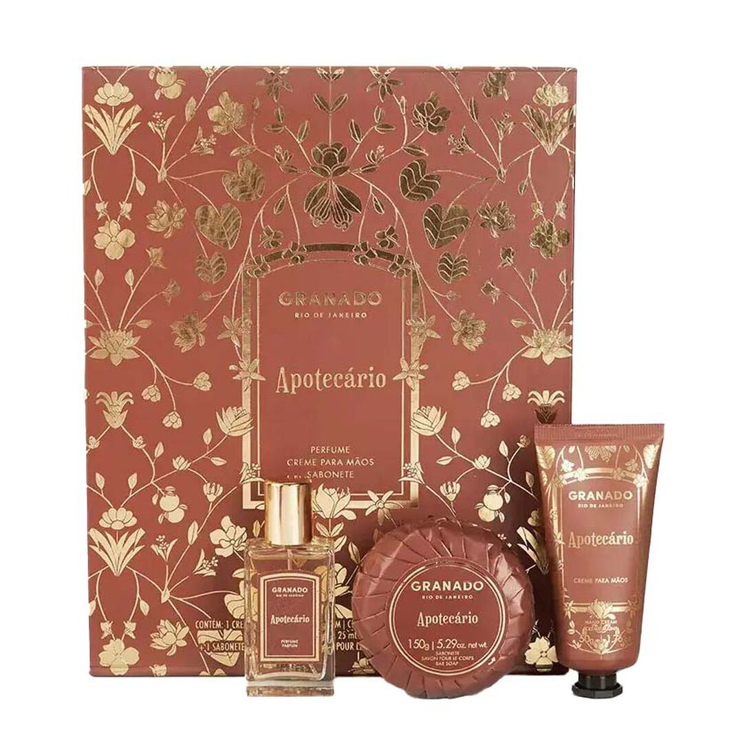 Apotecário Trio Apotecário Hand Cr+EDP+Soap - 225gr