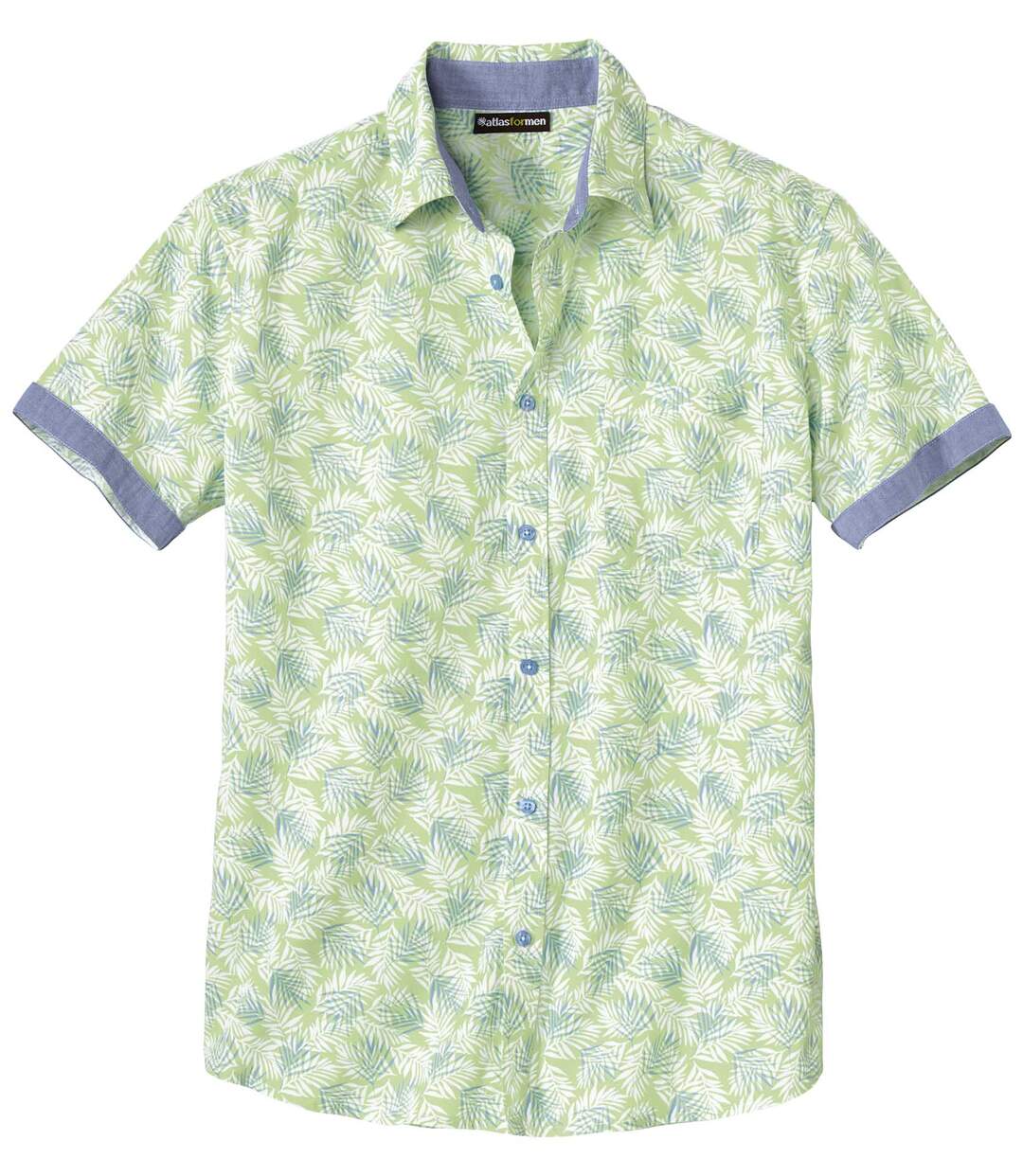 Chemise Hawaïenne à Motifs Palmiers