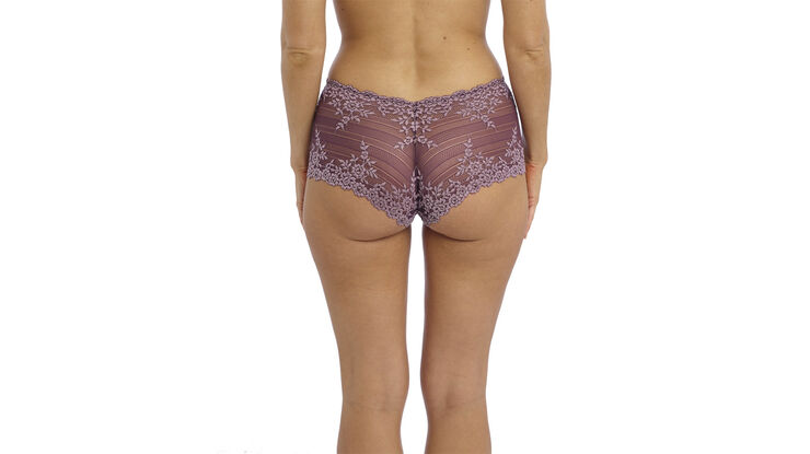 Wacoal EMBRACE LACE BOYSHORT Italian plum/valerian