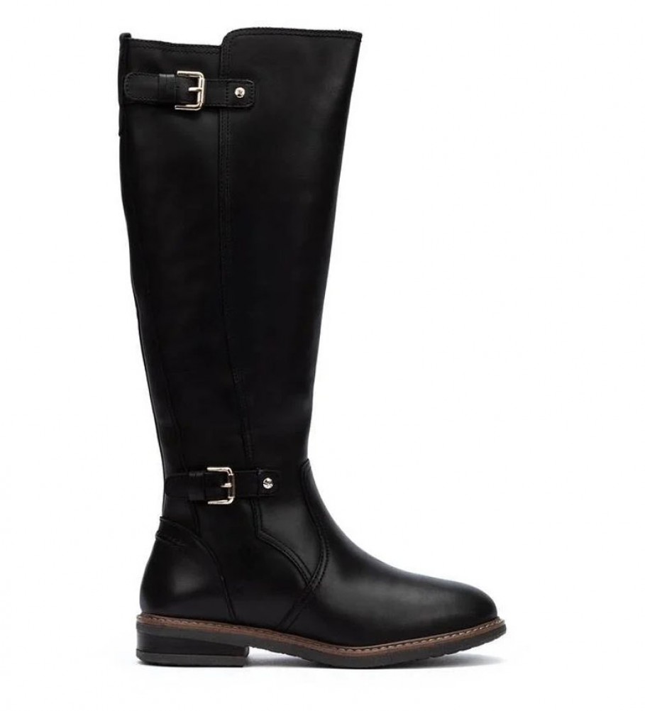 Botas Pikolinos Alday de couro preto