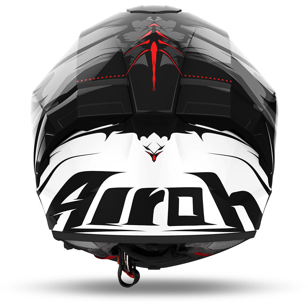 Airoh - Casque Matryx Nytro Noir Brillant / Gris / Blanc / Rouge