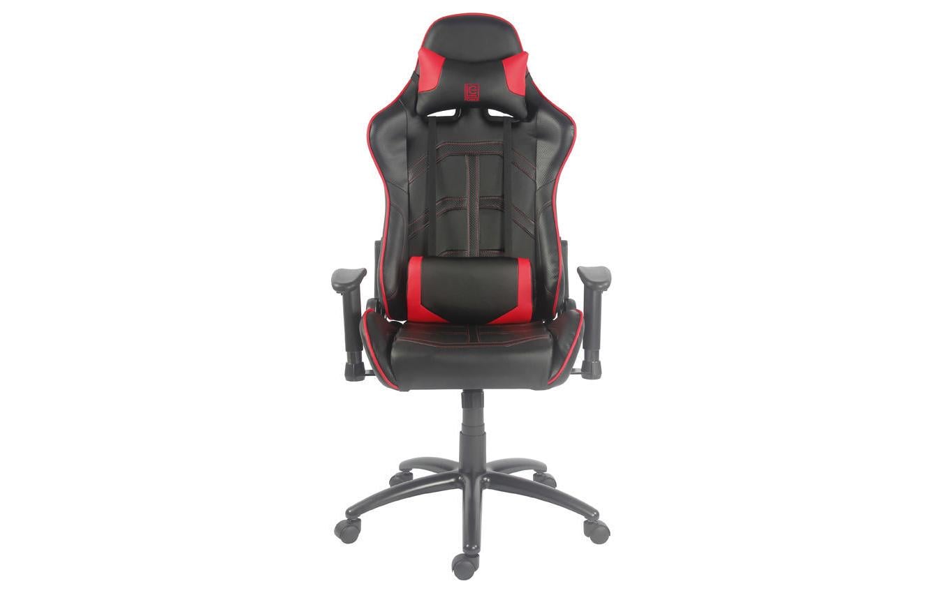 Gaming-Stuhl LC-GC-1 Schwarz/Rot<br>Ergonomischer Gaming-Stuhl, schwarz/rot