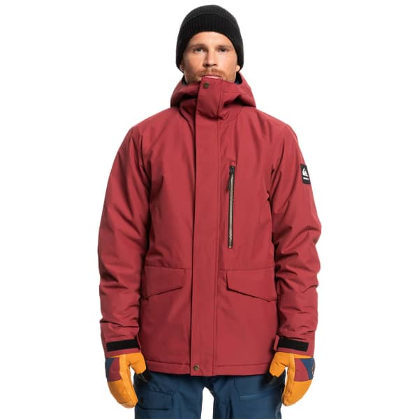 Veste de ski QUIKSILVER MISSION SOLID JK RUBY WINE