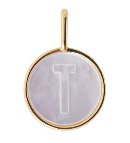 Design Letters Vedh?ng Til Halsk?de - T - Pearl Gold
