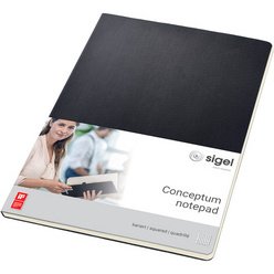 Cahier Conceptum, A4, ligné, noir