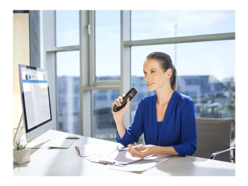 Philips SpeechMike Premium Air SMP4000 - SMP4000 Series - højttalermikrofon - USB - mørkegrå perlemetallisk